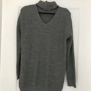 Glamorous V neck collared sweater